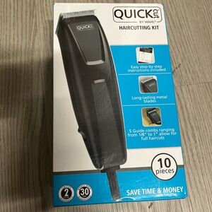 Wahl #9314-300 Quick Cut 10 Piece Hair Cutting Kit Trimmer Clipper
NEW